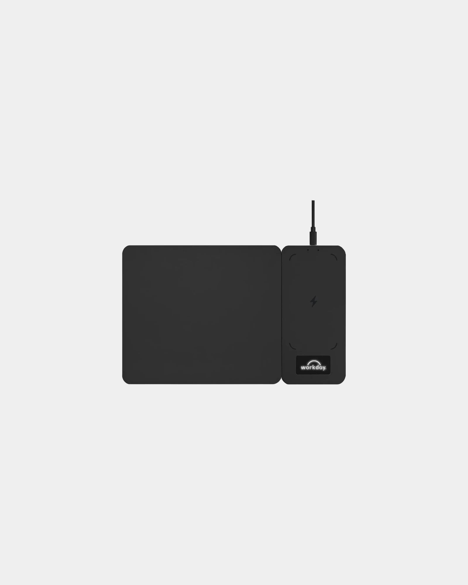 Custom 15W wireless charging mouse pad with LED light - 1